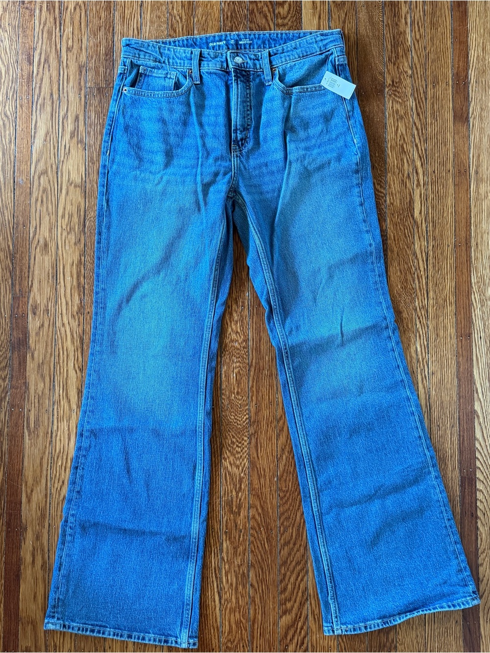 Old Navy Blue Flare Jeans - Mid Wash